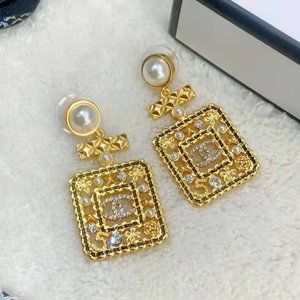 CHANEL Brass Material Earring for Woman
